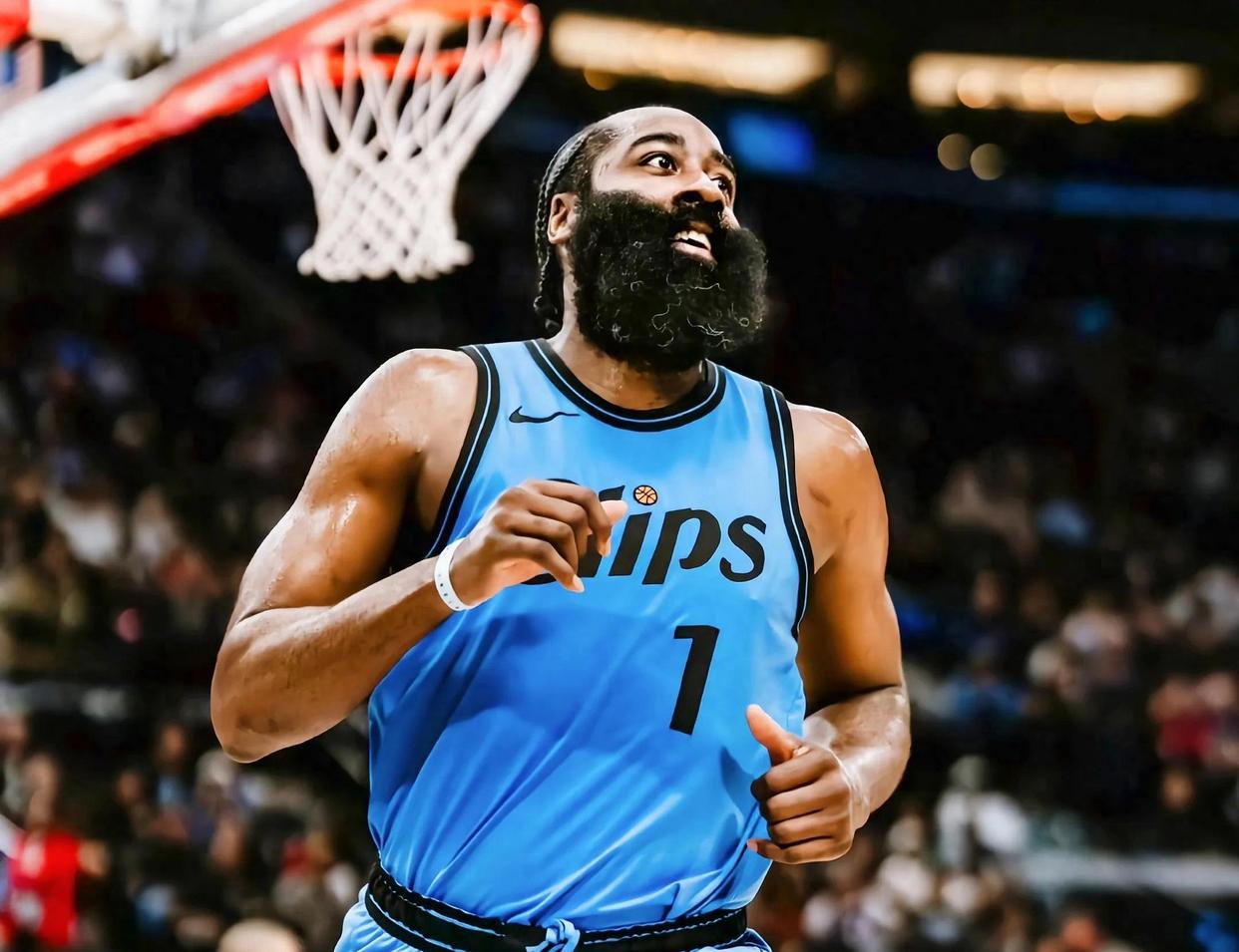 灰熊险胜吉林队，哈登刷新纪录